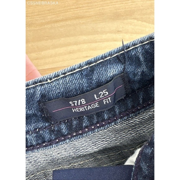 Vigoss Blue Vigoss Heritage Fit Capri Jeans -‎ Size S7/8 L 25 - Picture 10 of 10